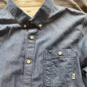 Chambray vans button up